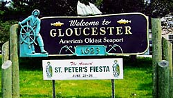 Welcome to Gloucester sign